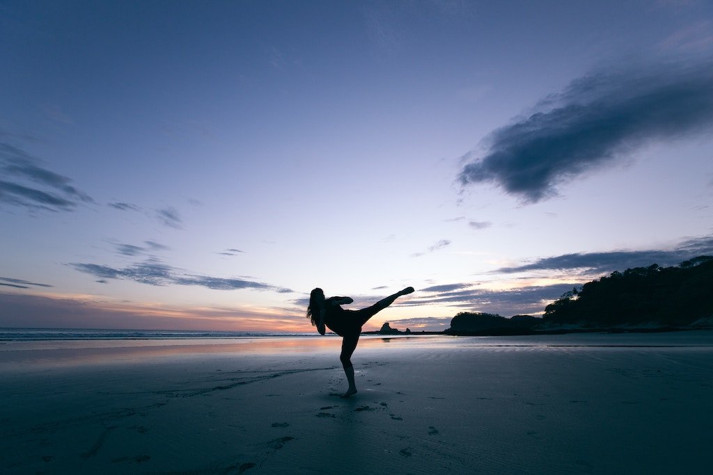 Beach workout